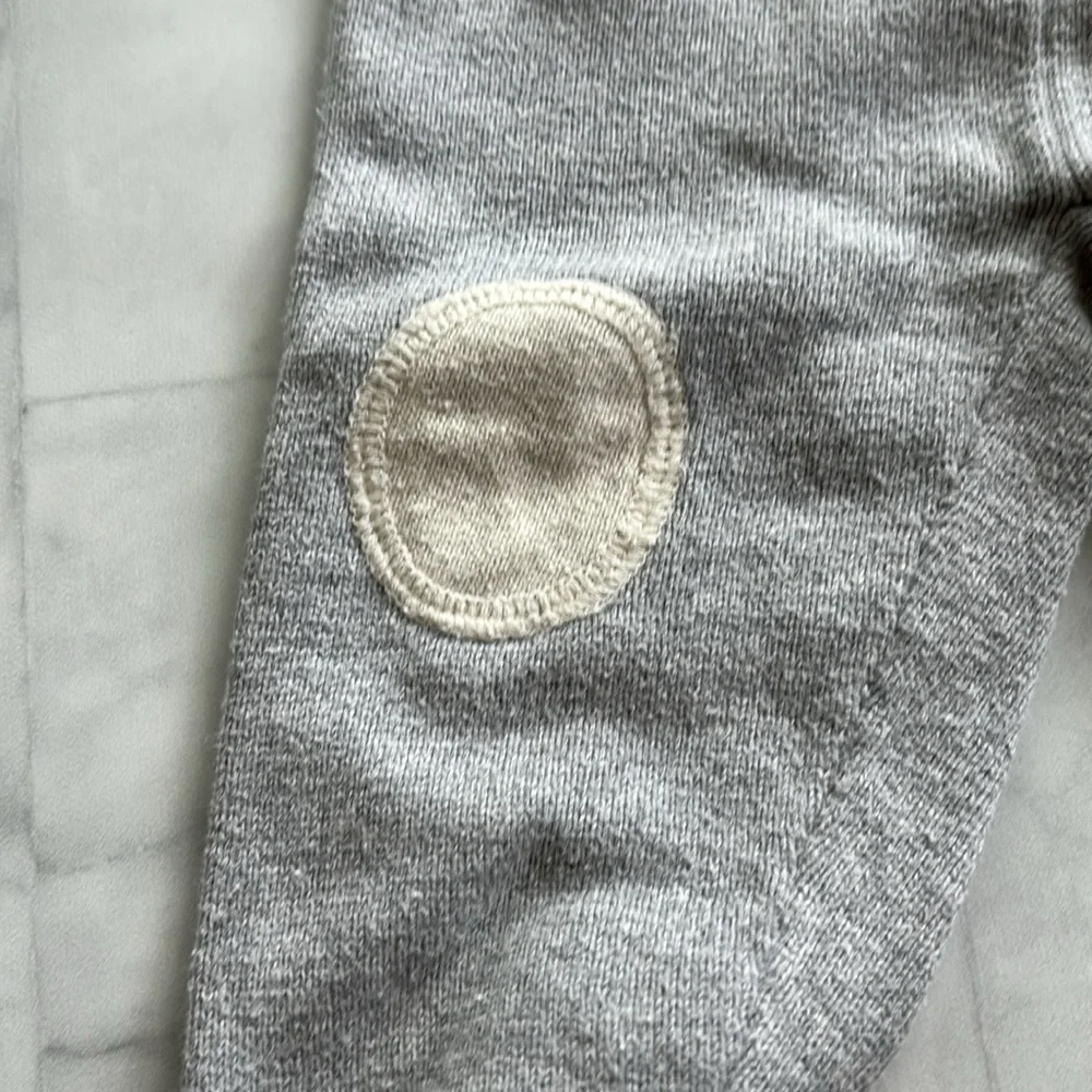 Miniclasix Baby Boy's Two-Piece Cotton Knit Sweater & Pants Set in “Oatmeal”